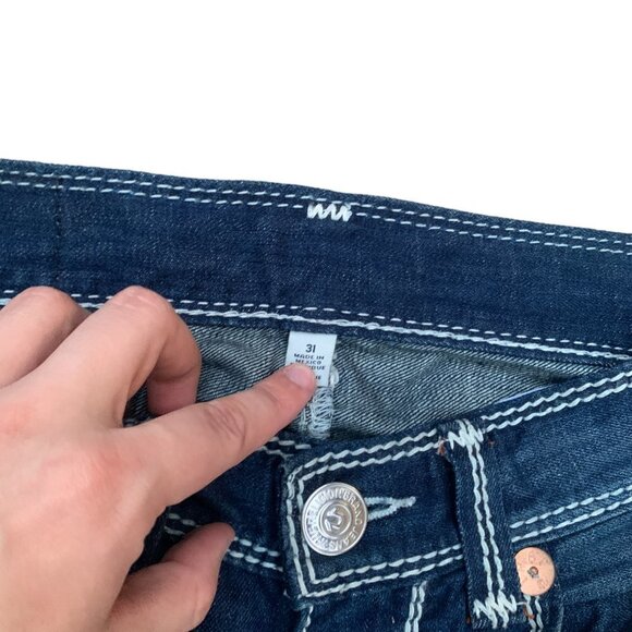 Vintage True Religion Jeans Size 31 STRAIGHT ROPE STITCH - Picture 8 of 8